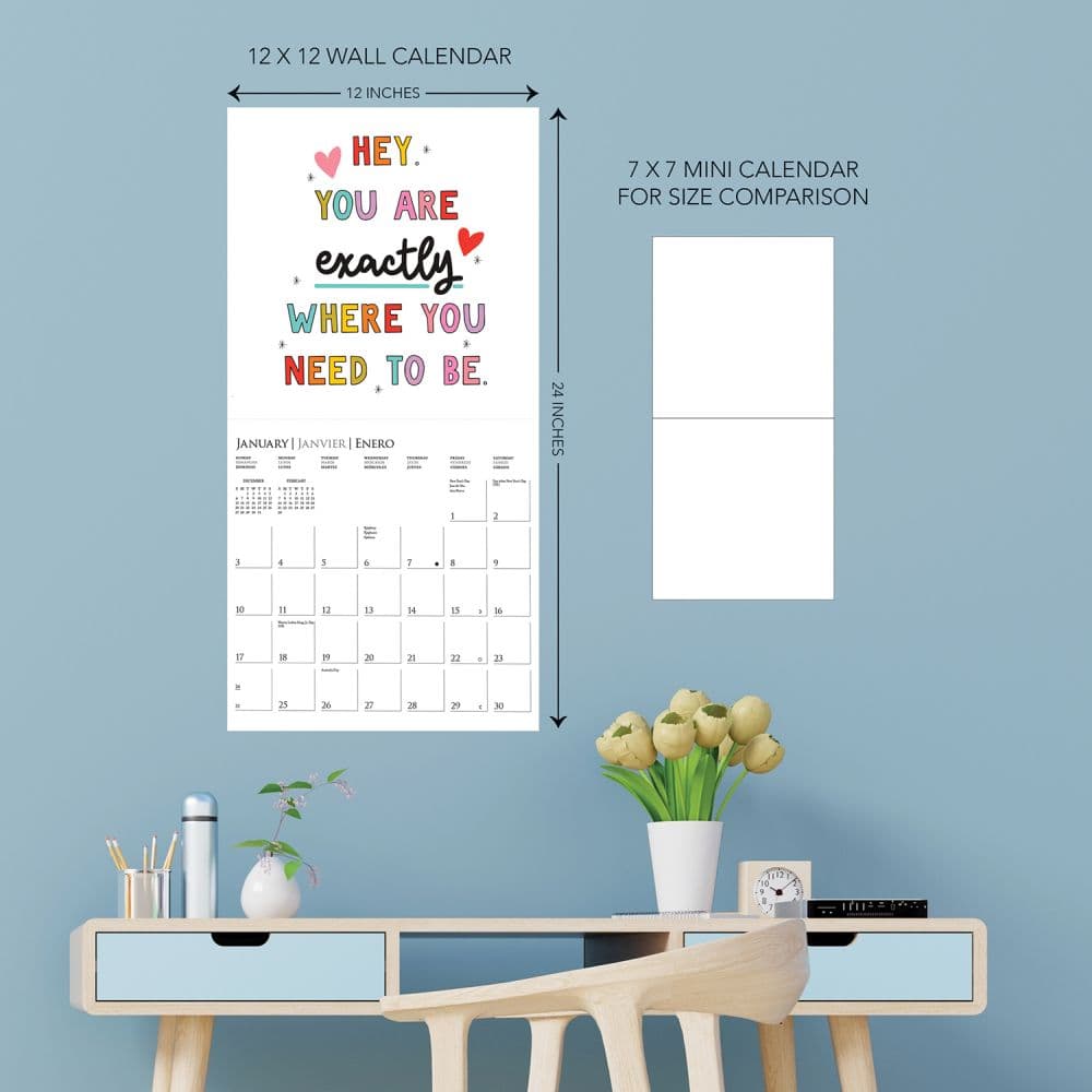 The Positive Calendar 2027 Wall Calendar Fourth Alternate Image