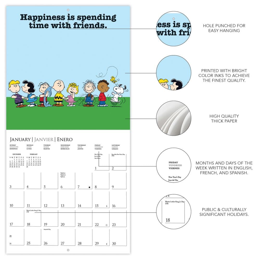 Peanuts Happiness Is 2027 Wall Calendar Second Alternate Image