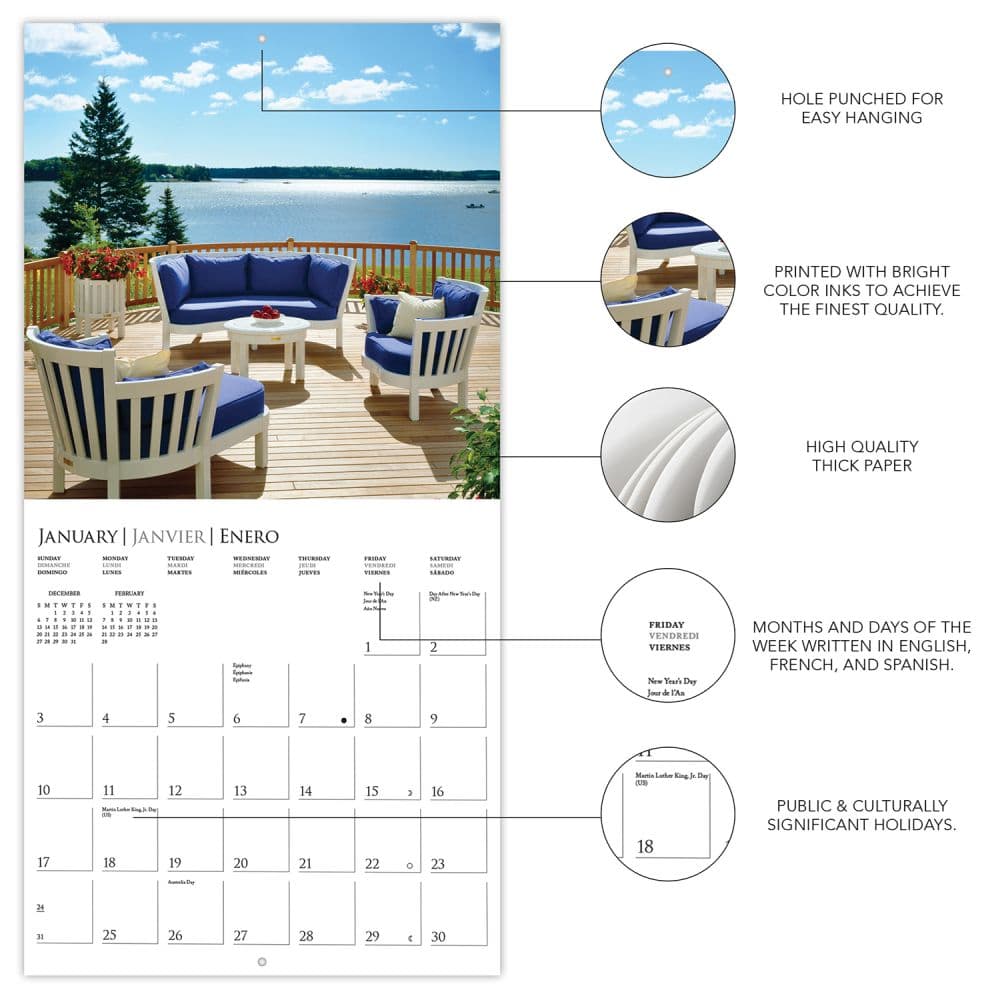 On the Porch 2027 Wall Calendar Second Alternate Image