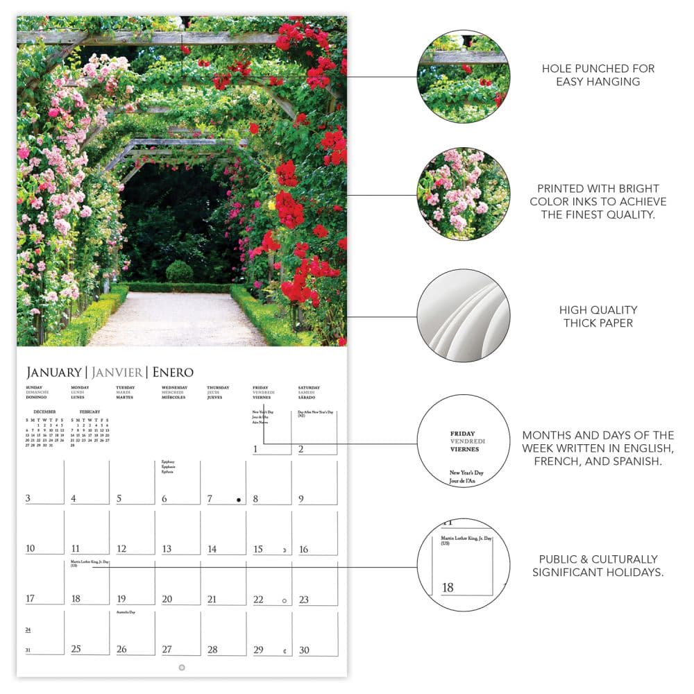 In the Garden 2027 Wall Calendar Second Alternate Image