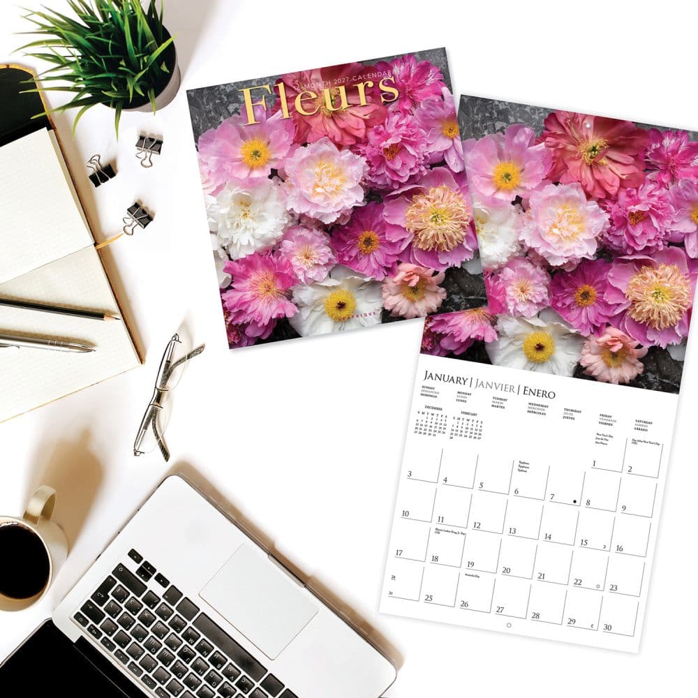Fleurs 2027 Wall Calendar Third Alternate Image