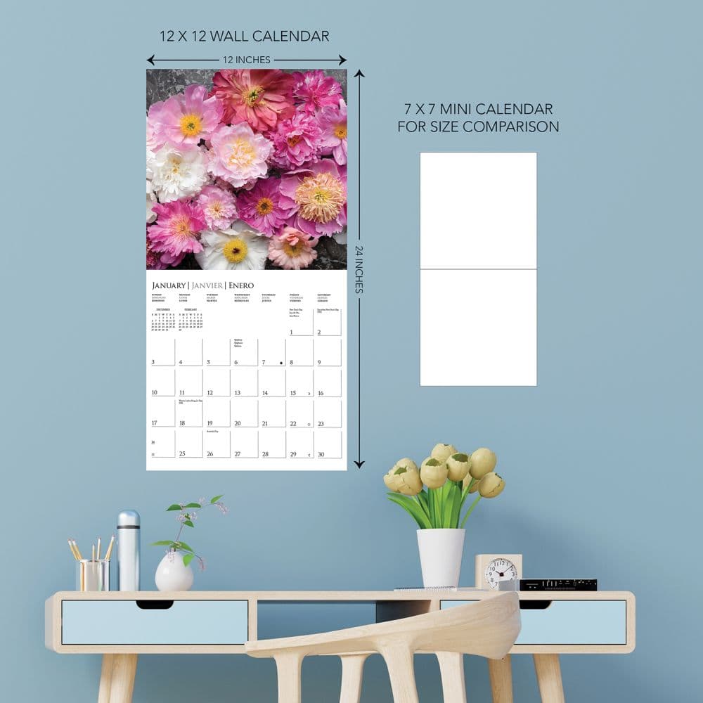 Fleurs 2027 Wall Calendar Fourth Alternate Image