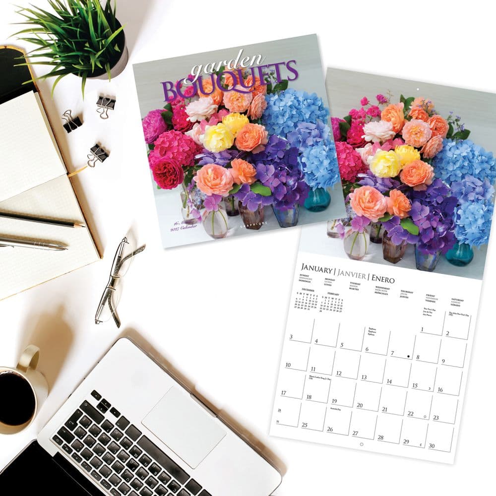 Garden Bouquets 2027 Wall Calendar Third Alternate Image