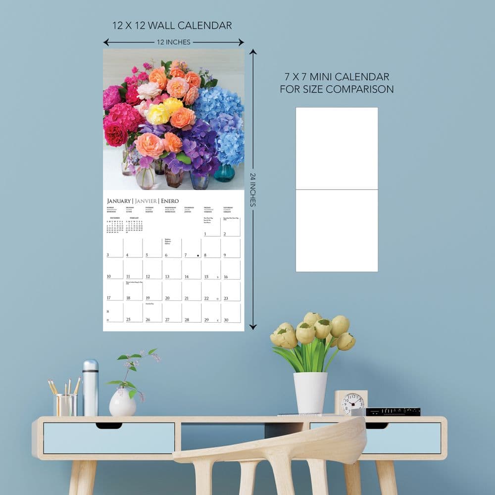 Garden Bouquets 2027 Wall Calendar Fourth Alternate Image