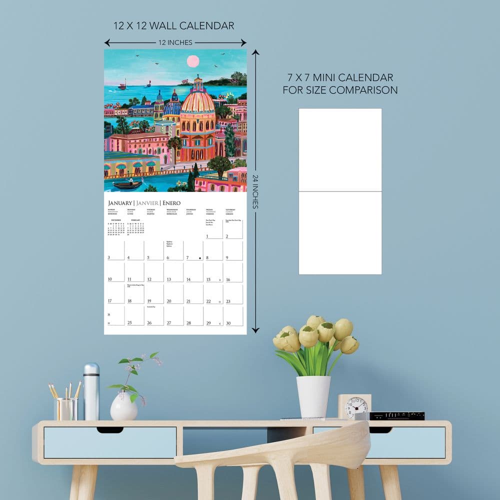 Around The World 2027 Wall Calendar Fourth Alternate Image
