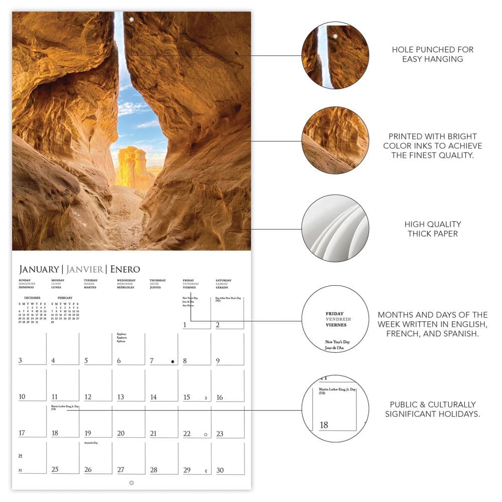 Unforgettable Destinations 2027 Wall Calendar Second Alternate Image