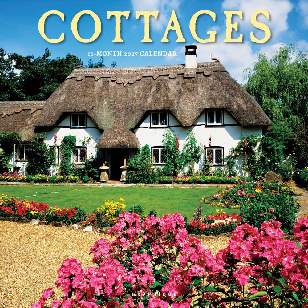 Cottages 2027 Wall Calendar Main Product Image