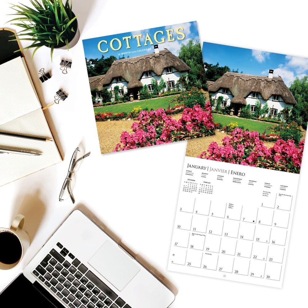 Cottages 2027 Wall Calendar Third Alternate Image