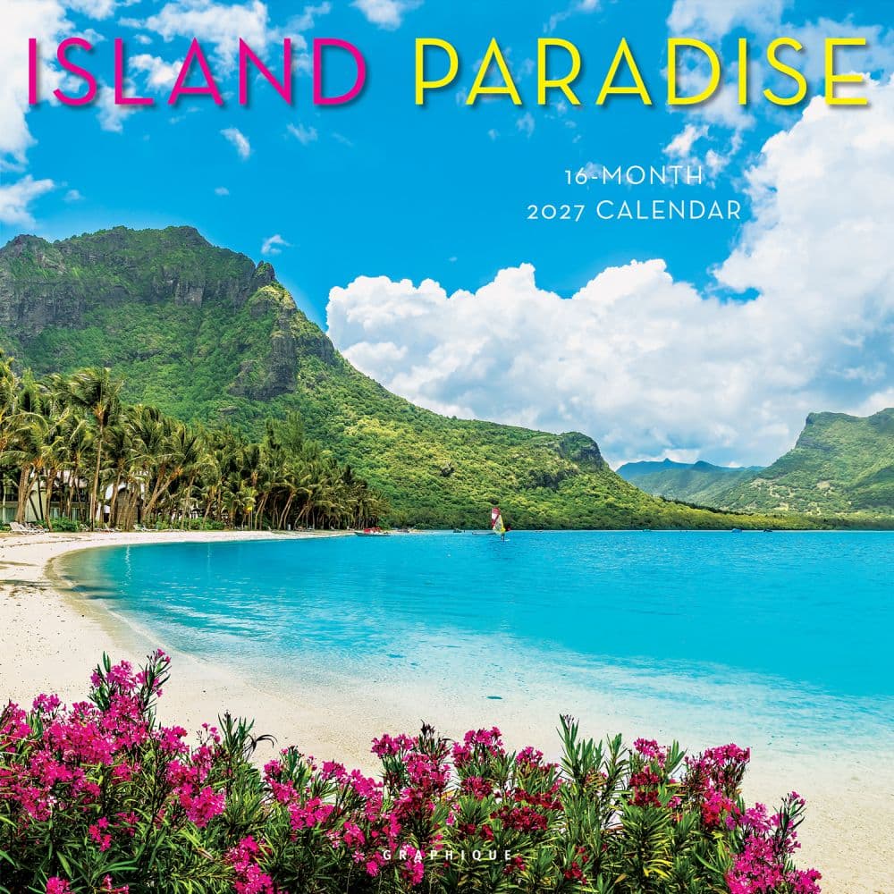 image Island Paradise 2027 Wall Calendar Main Product Image