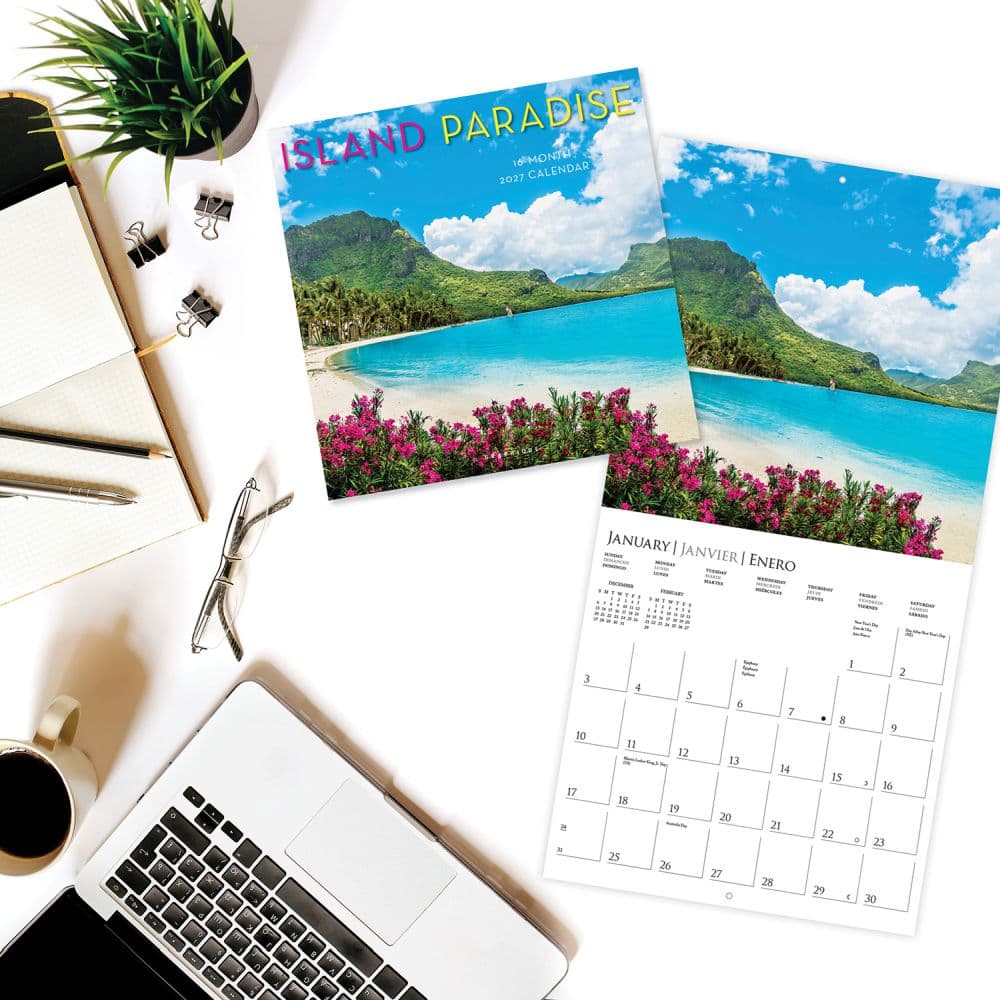 Island Paradise 2027 Wall Calendar Third Alternate Image