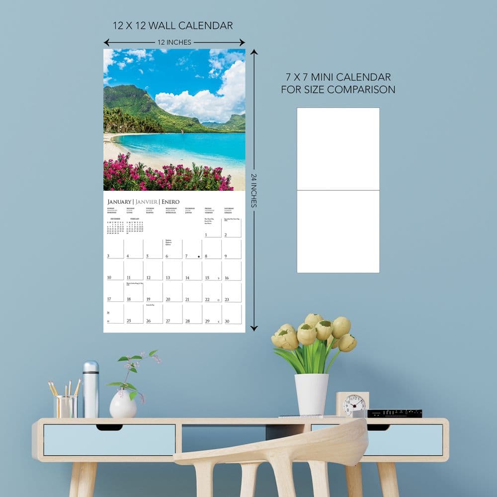 Island Paradise 2027 Wall Calendar Fourth Alternate Image