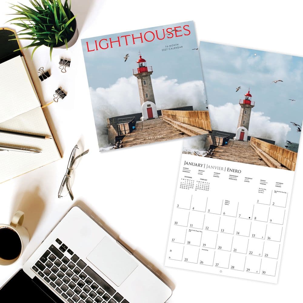 Lighthouses 2027 Wall Calendar Third Alternate Image