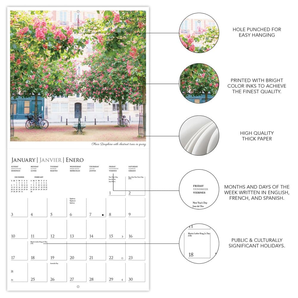 A Parisian Life 2027 Mini Wall Calendar Second Alternate Image