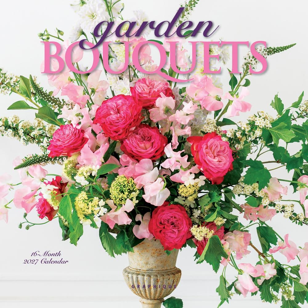 Garden Bouquets 2027 Mini Wall Calendar Main Product Image