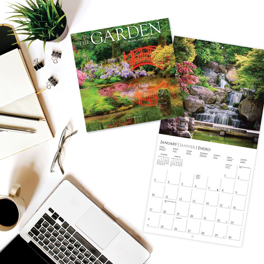 In the Garden 2027 Mini Wall Calendar Third Alternate Image