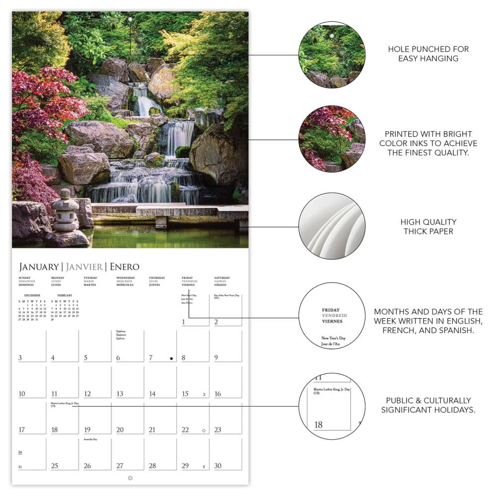 In the Garden 2027 Mini Wall Calendar Second Alternate Image