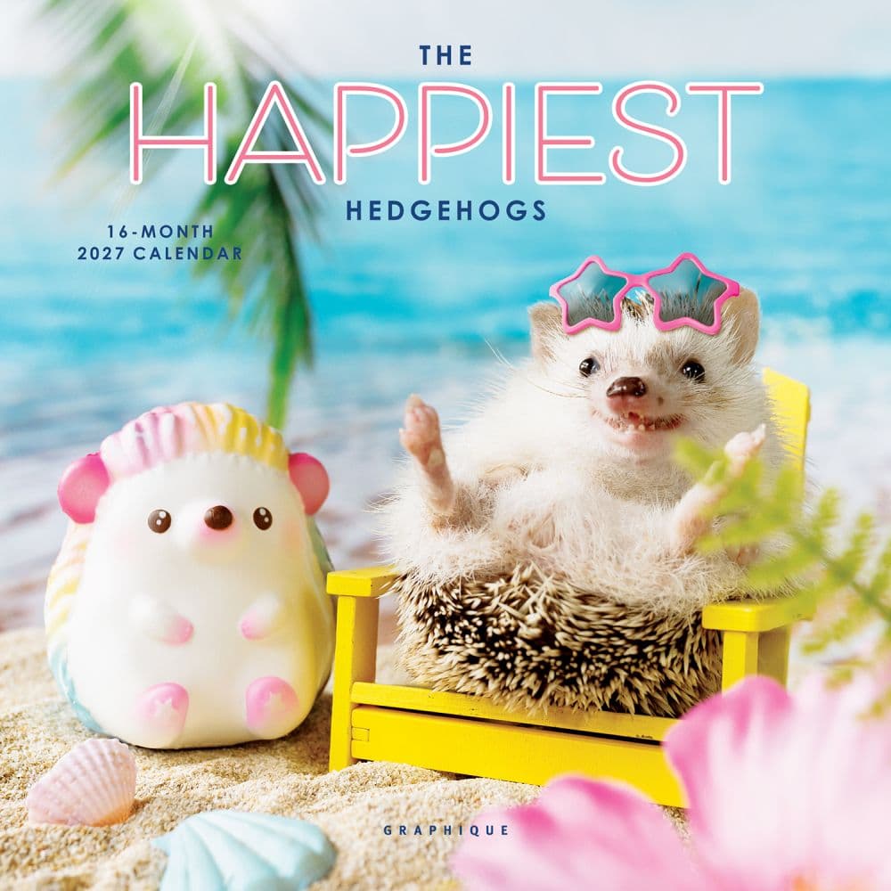 image Happiest Hedgehogs 2027 Mini Wall Calendar Main Product Image