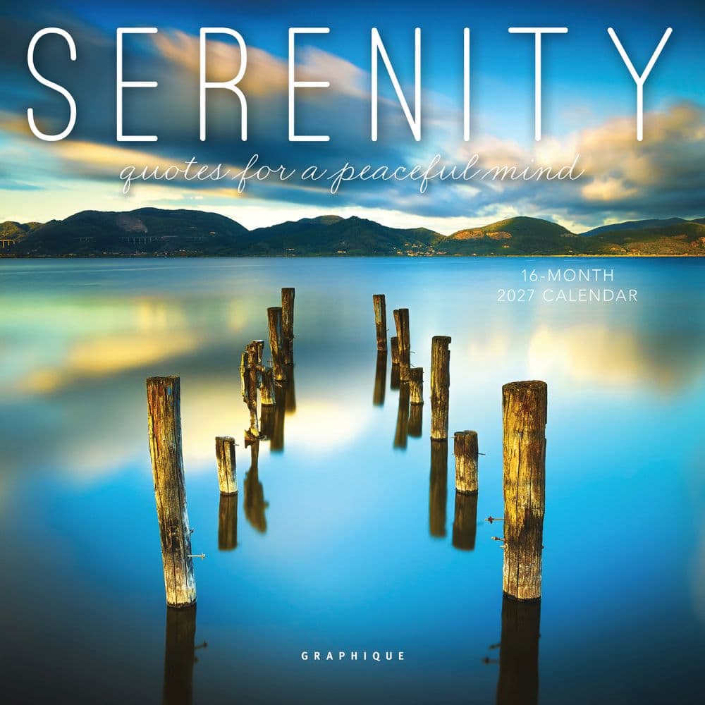 image Serenity 2027 Mini Wall Calendar Main Product Image