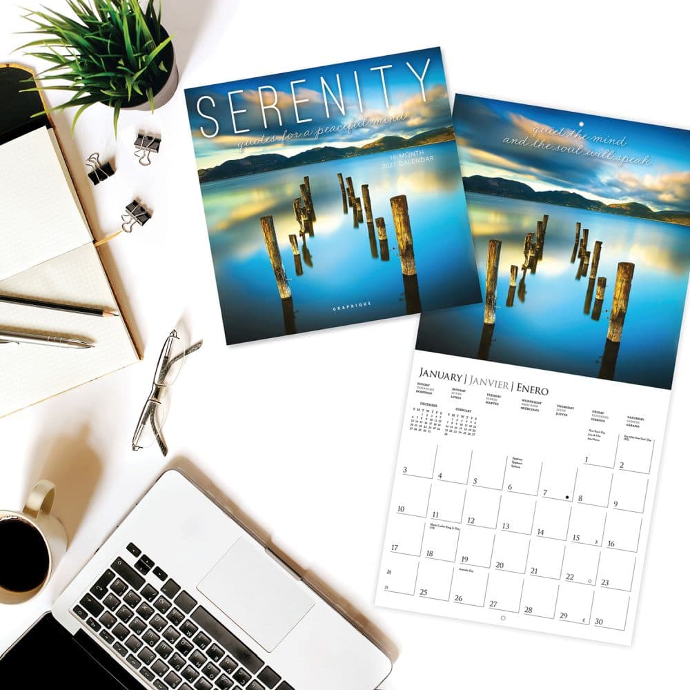 Serenity 2027 Mini Wall Calendar Third Alternate Image