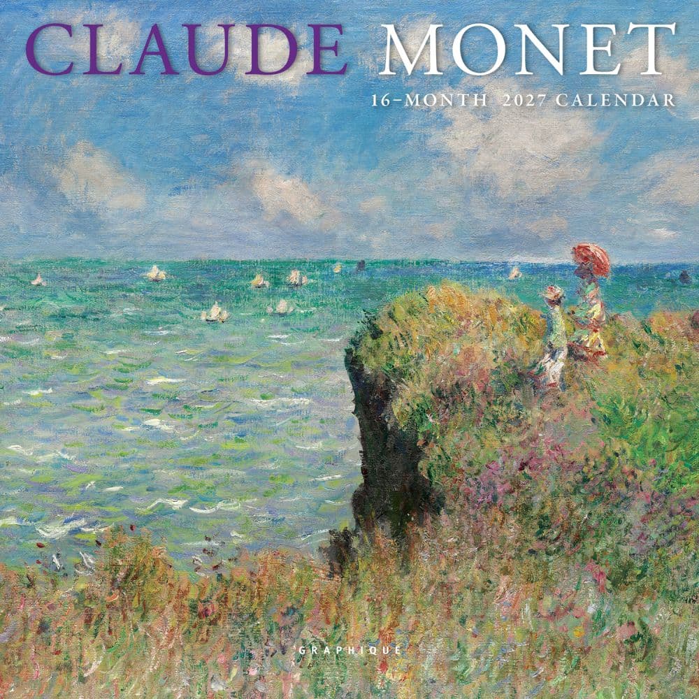 Monet 2027 Mini Wall Calendar Main Product Image