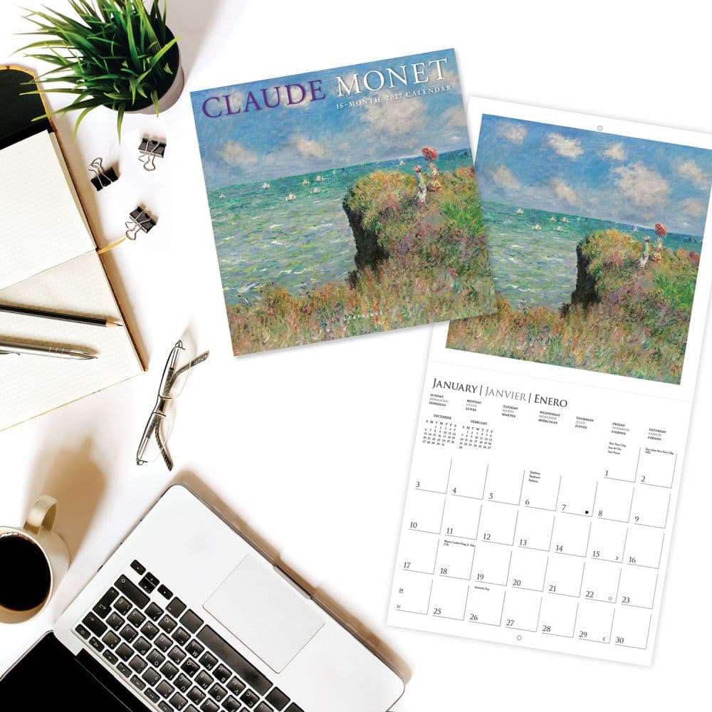Monet 2027 Mini Wall Calendar Third Alternate Image