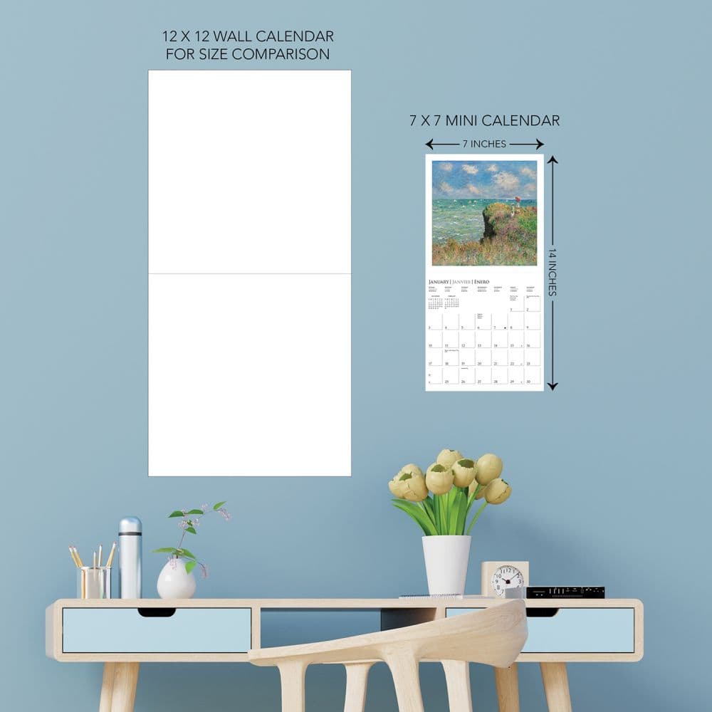 Monet 2027 Mini Wall Calendar Fourth Alternate Image
