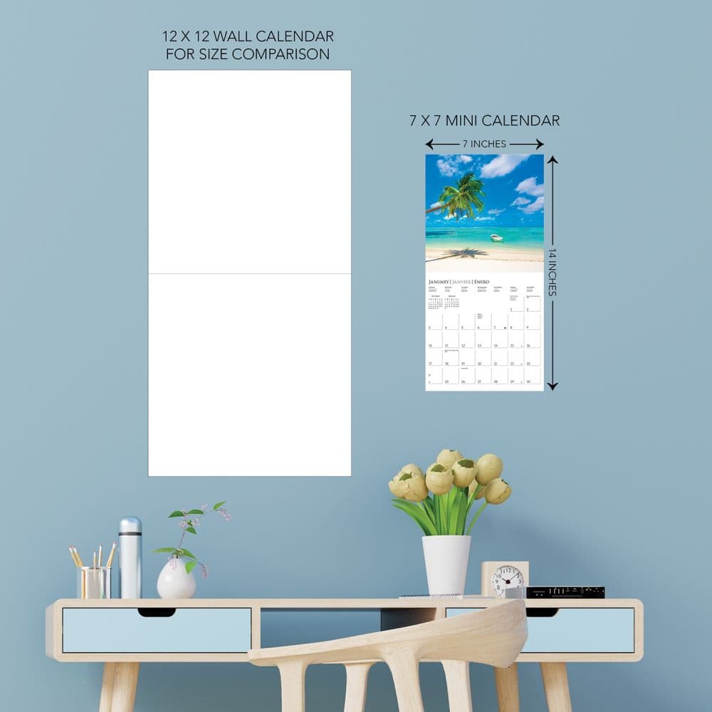 Island Paradise 2027 Mini Wall Calendar Fourth Alternate Image