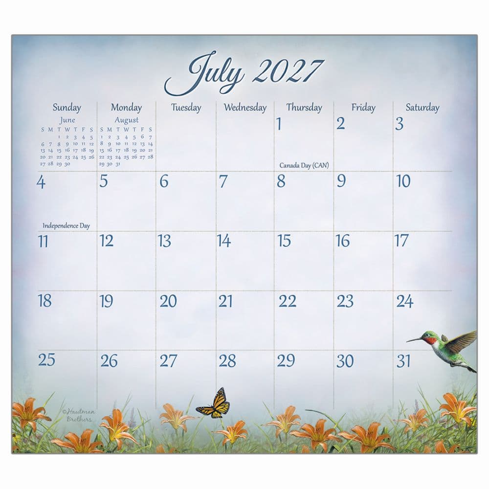 image Songbirds 2027 Magnetic Calendar by Hautman Brothers Main Product Image