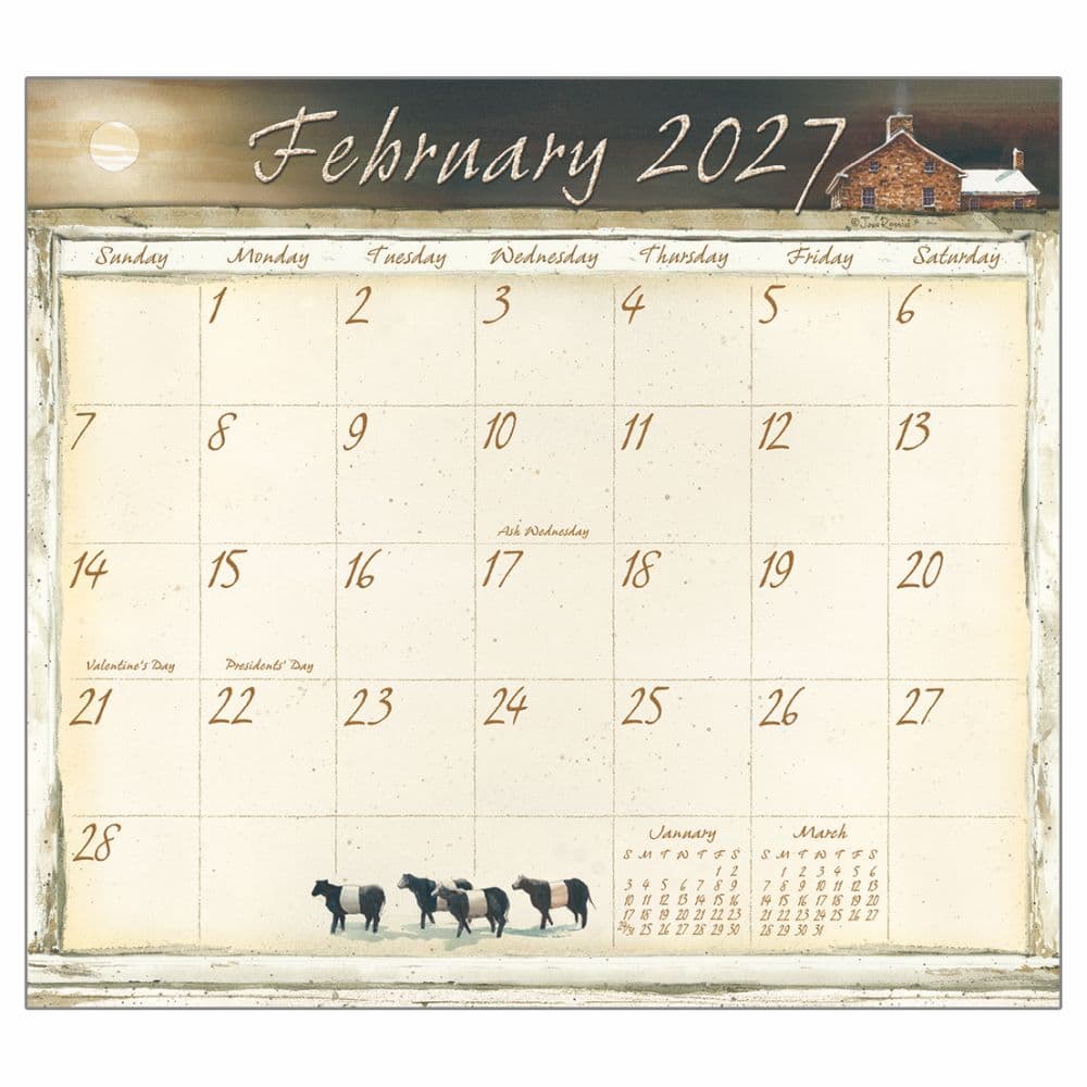 Life Itself 2027 Magnetic Calendar by John Rossini Third Alternate Image