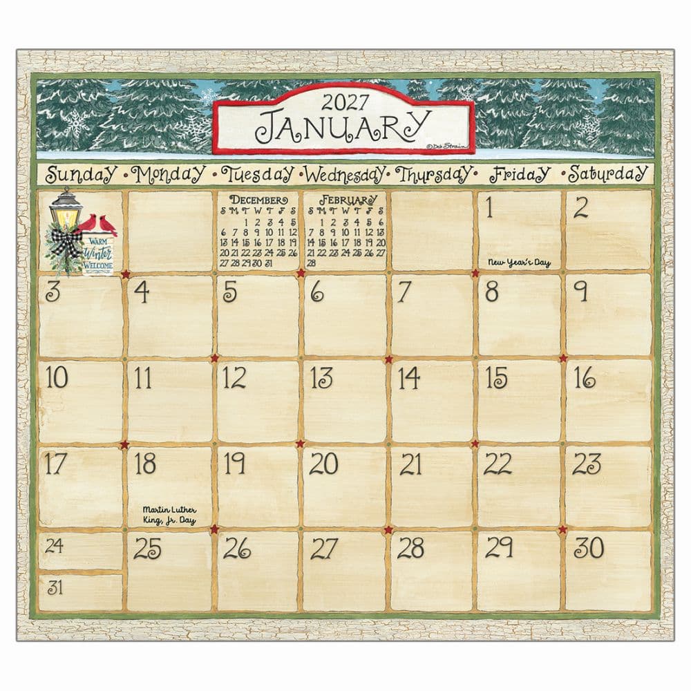 Coming Home 2027 Magnetic Calendar by Deb Strain