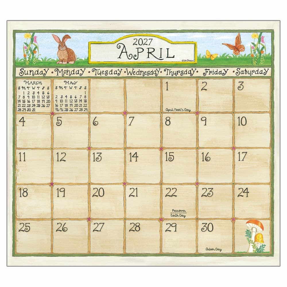 Coming Home 2027 Magnetic Calendar by Deb Strain Fourth Alternate Image