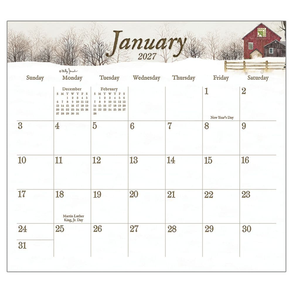 Road Home 2027 Magnetic Calendar by Billy Jacobs Fourth Alternate Image