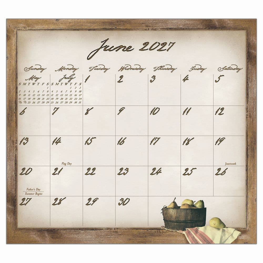 Simple Treasures 2027 Magnetic Calendar by Billy Jacobs Main Product Image