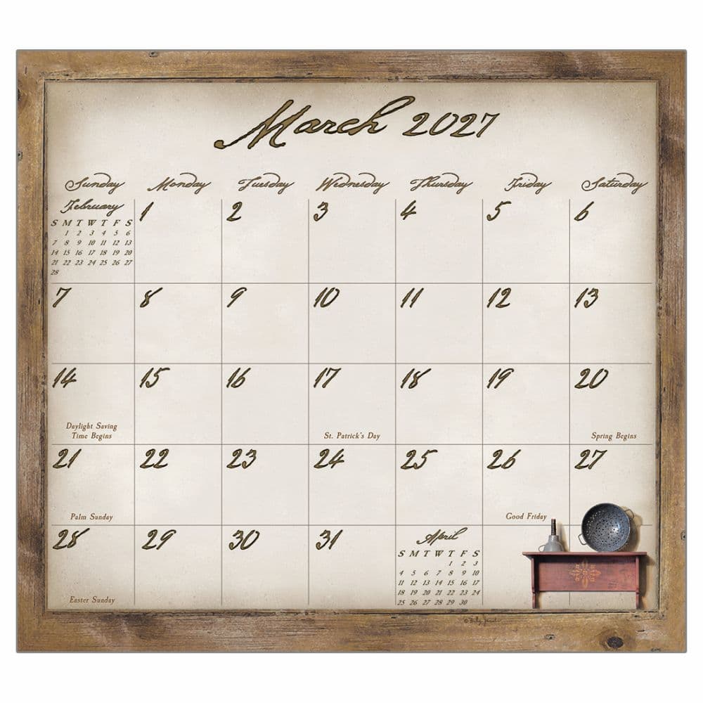Simple Treasures 2027 Magnetic Calendar by Billy Jacobs Third Alternate Image