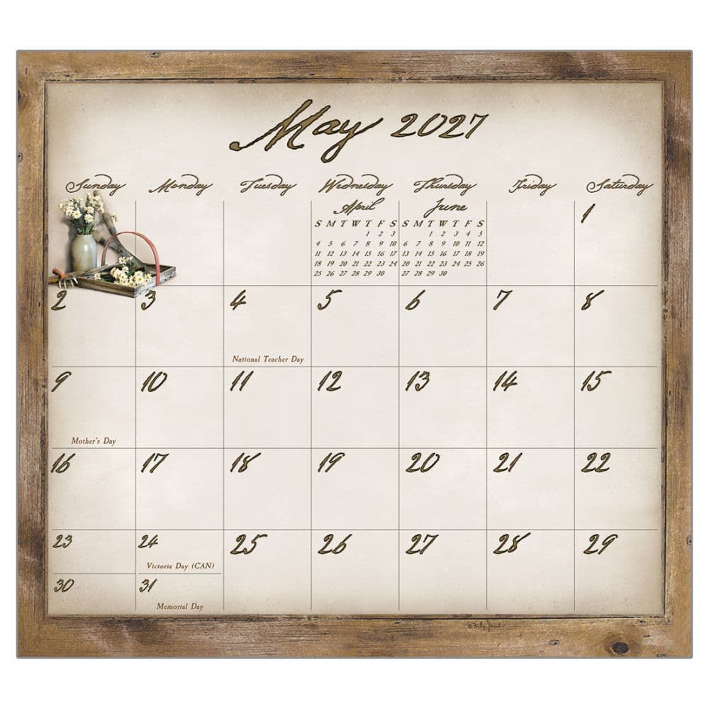 Simple Treasures 2027 Magnetic Calendar by Billy Jacobs Fourth Alternate Image
