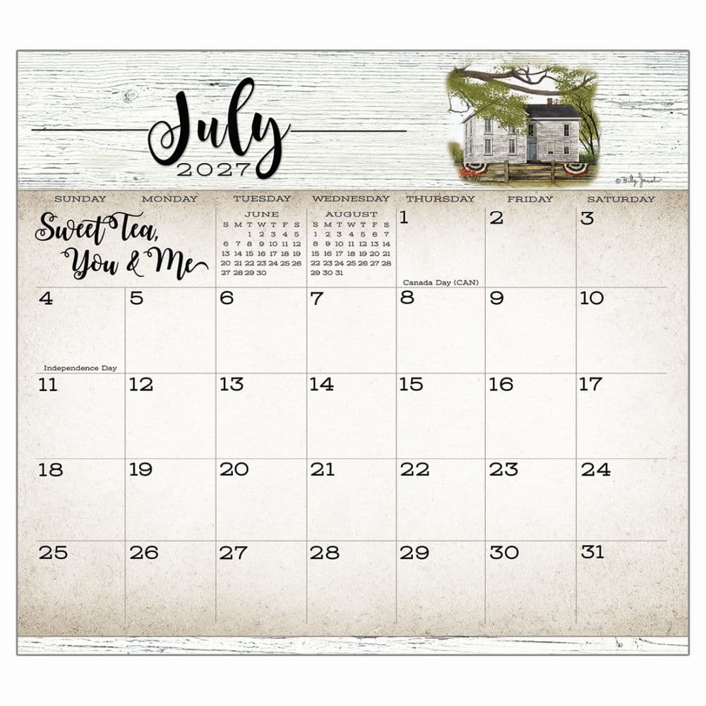 image Farmhouse 2027 Magnetic Calendar by Billy Jacobs Main Product Image