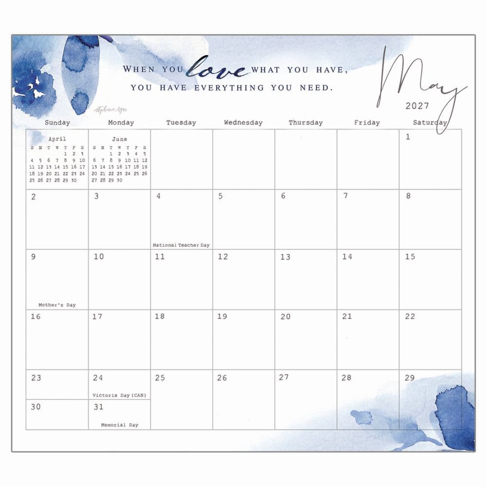 Gratitude 2027 Magnetic Calendar by Stephanie Ryan