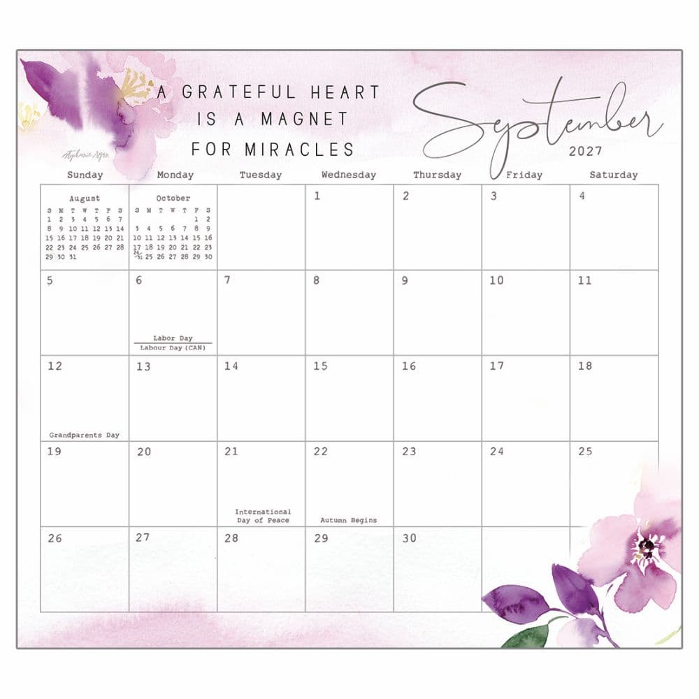 Gratitude 2027 Magnetic Calendar by Stephanie Ryan Third Alternate Image