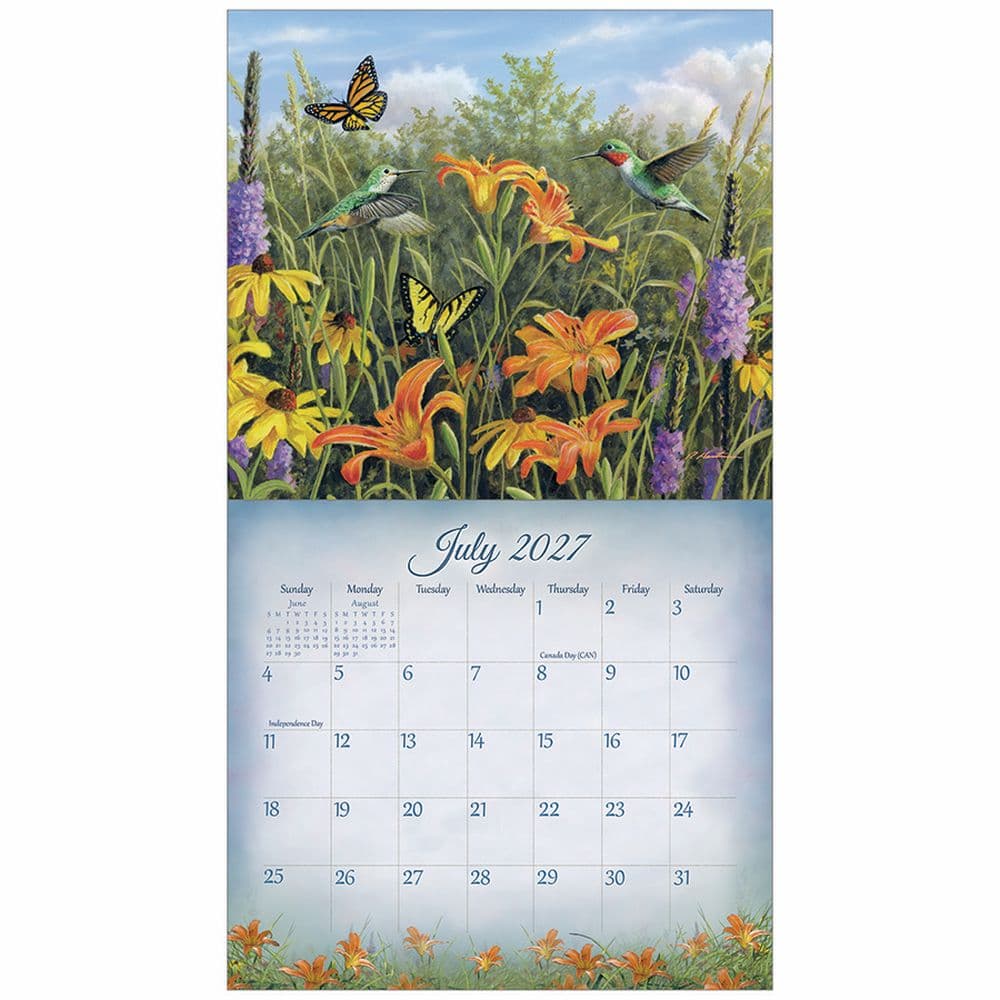 Songbirds 2027 Mini Wall Calendar by Hautman Brothers Second Alternate Image