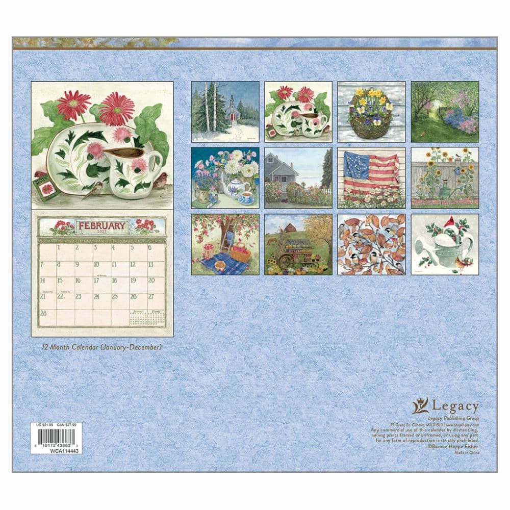 Garden Path 2027 Wall Calendar by Bonnie Heppe Fisher First Alternate Image