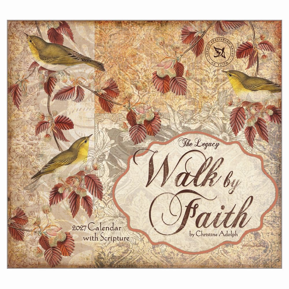 Walk By Faith 2027 Wall Calendar by Christine Adolph