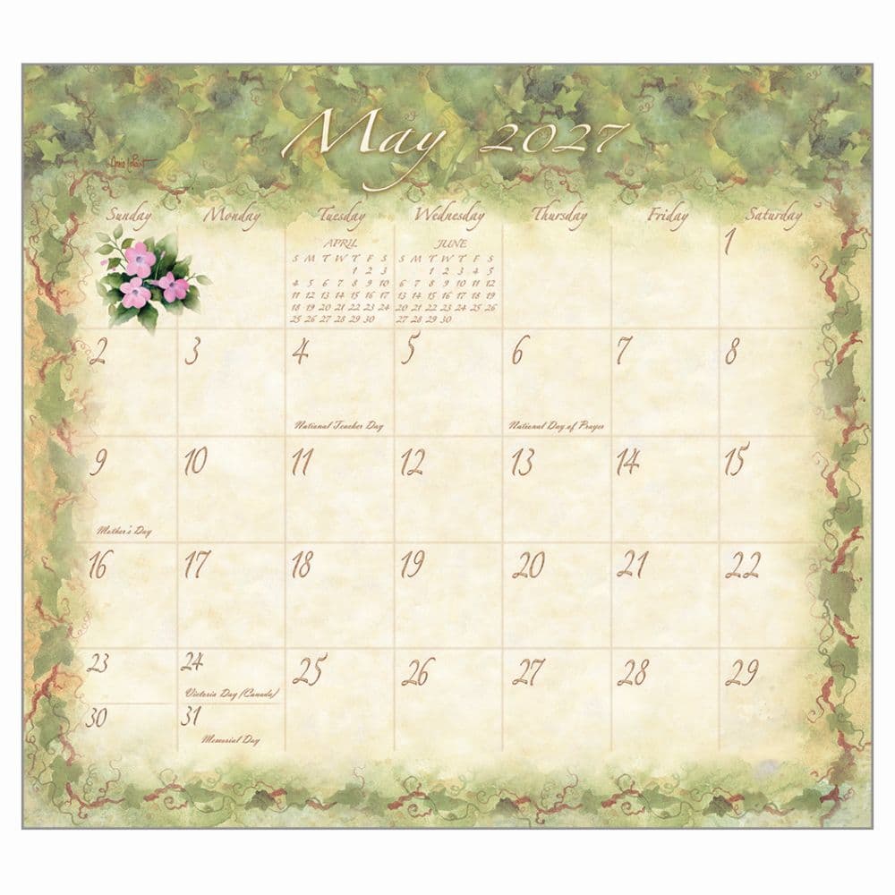 Graceful Garden 2027 Wall Calendar by Annie LaPoint Second Alternate Image
