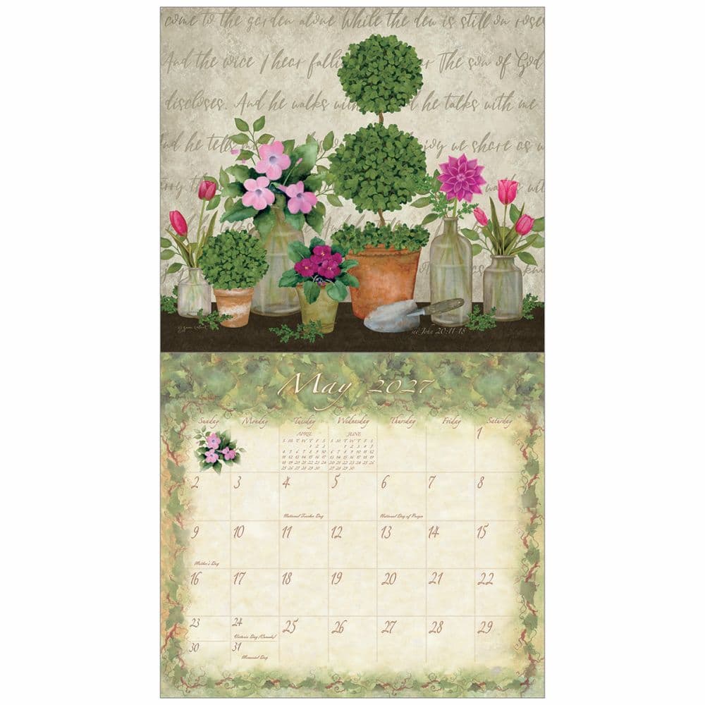 Graceful Garden 2027 Wall Calendar by Annie LaPoint Third Alternate Image