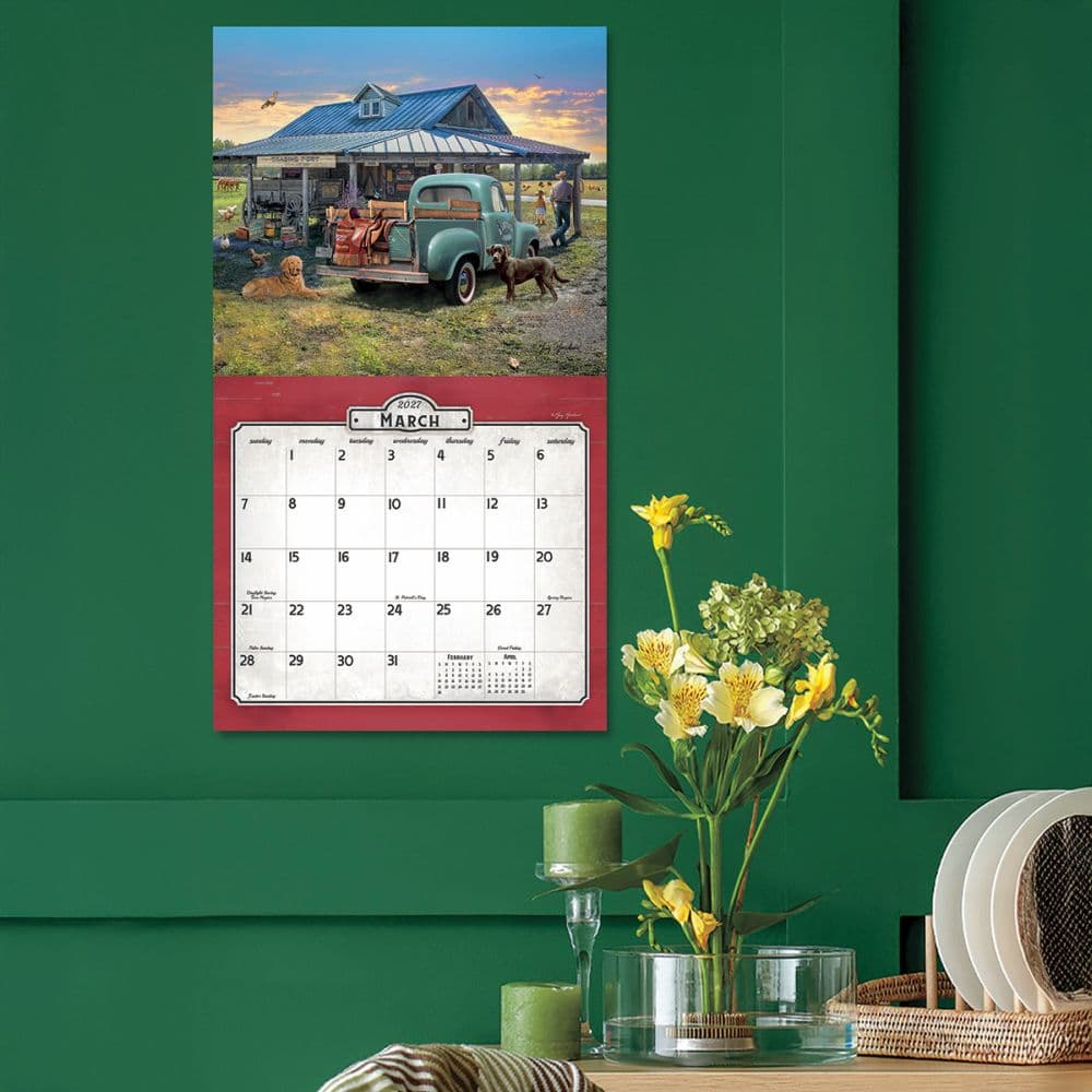Nostalgic Main Street 2027 Wall Calendar by Greg Giordano Fourth Alternate Image