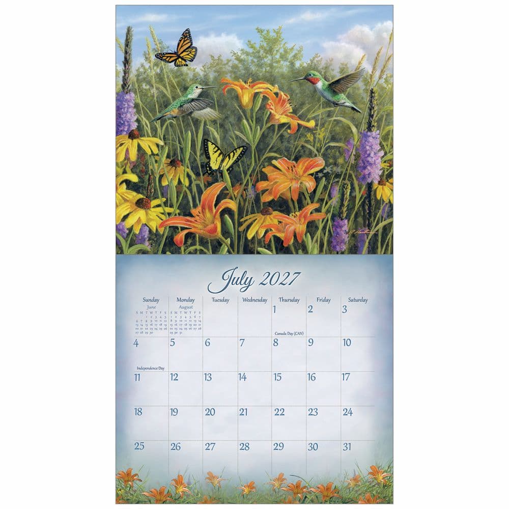 Songbirds 2027 Wall Calendar by Hautman Brothers Third Alternate Image