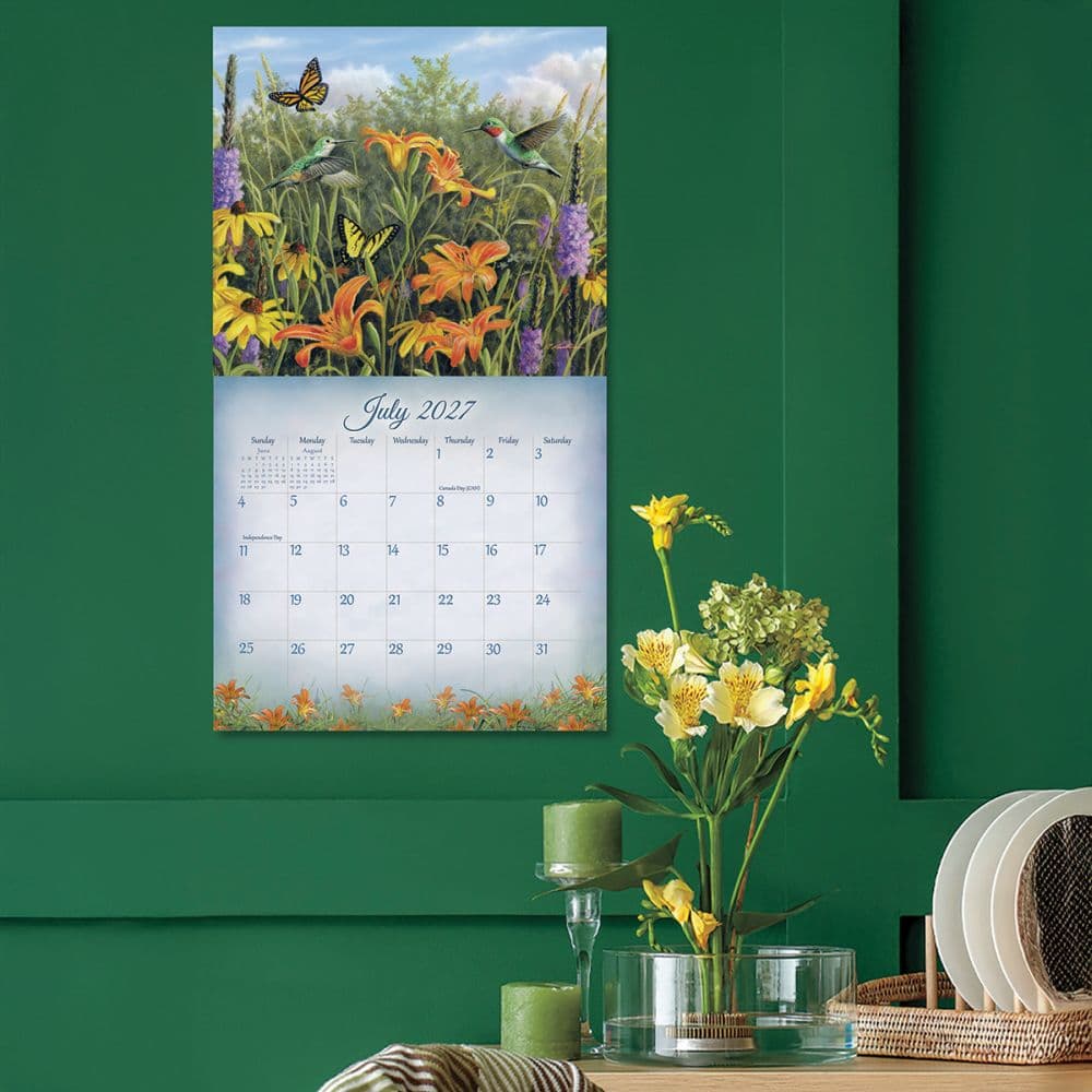 Songbirds 2027 Wall Calendar by Hautman Brothers Fourth Alternate Image