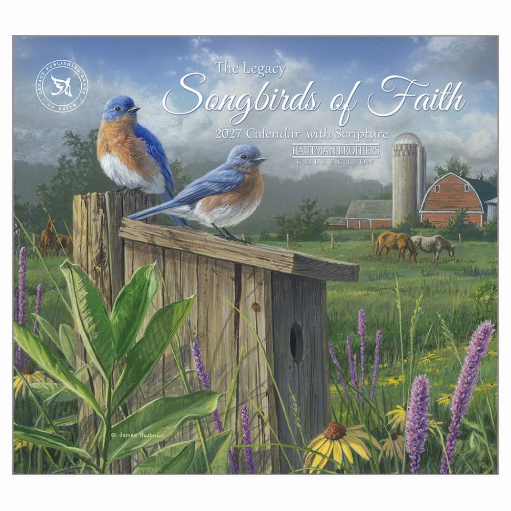 Songbirds of Faith 2027 Wall Calendar by Hautman Brothers Main Product Image