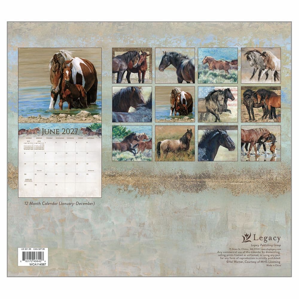 Horses 2027 Wall Calendar by Hautman Brothers First Alternate Image