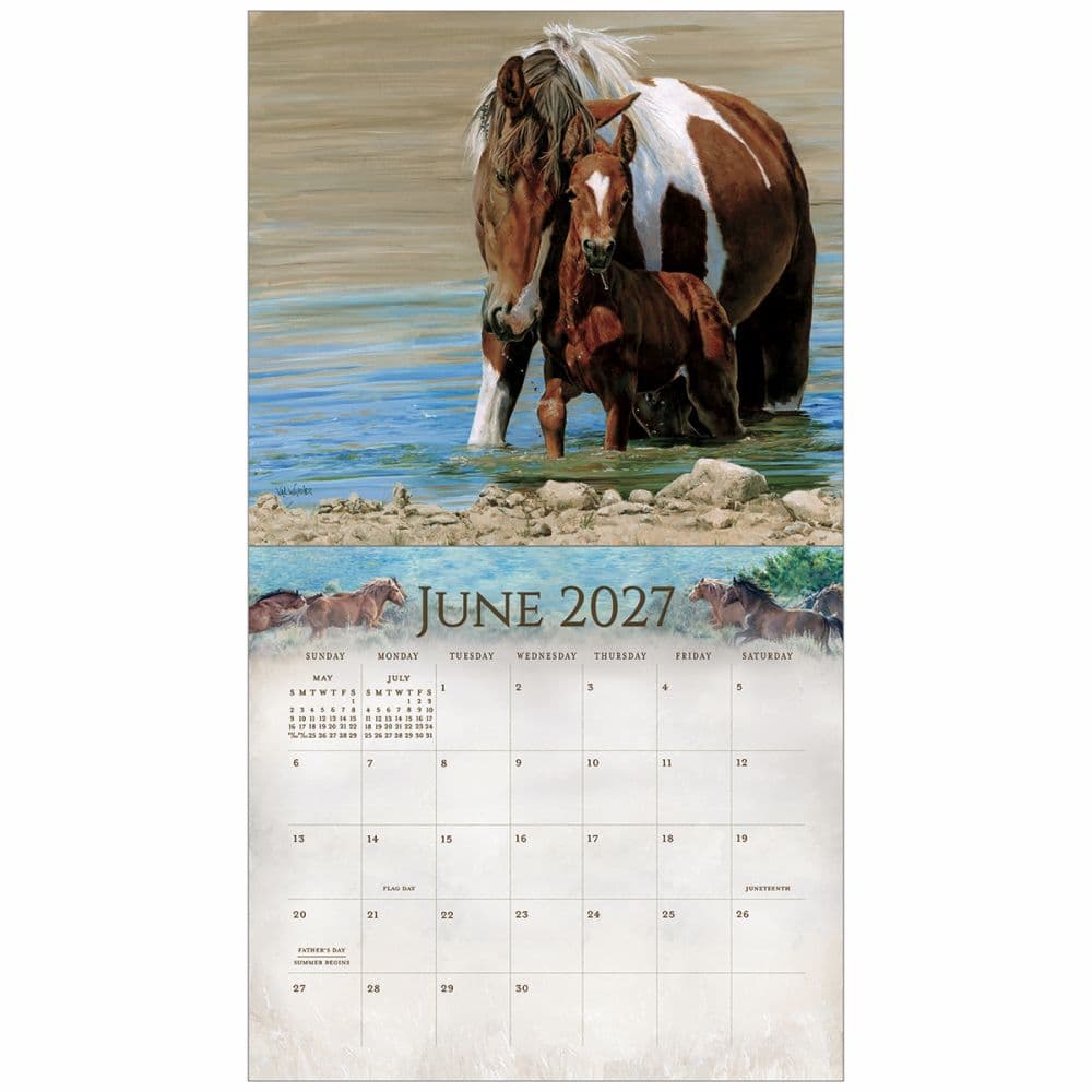Horses 2027 Wall Calendar by Hautman Brothers Third Alternate Image