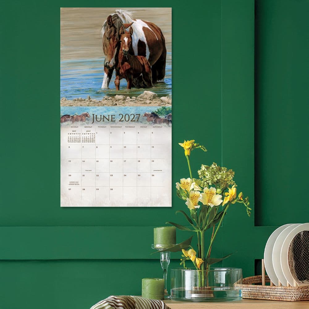 Horses 2027 Wall Calendar by Hautman Brothers Fourth Alternate Image